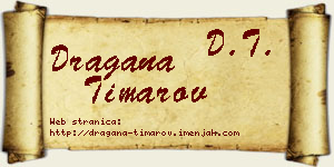 Dragana Timarov vizit kartica